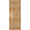 Ekena Millwork Spaced Board-n-Batten Shutters w/Z-Bar, Rough Sawn Western Red Cedar, 23W x 60H, PR RBS06Z23X060RWR - alternate 2